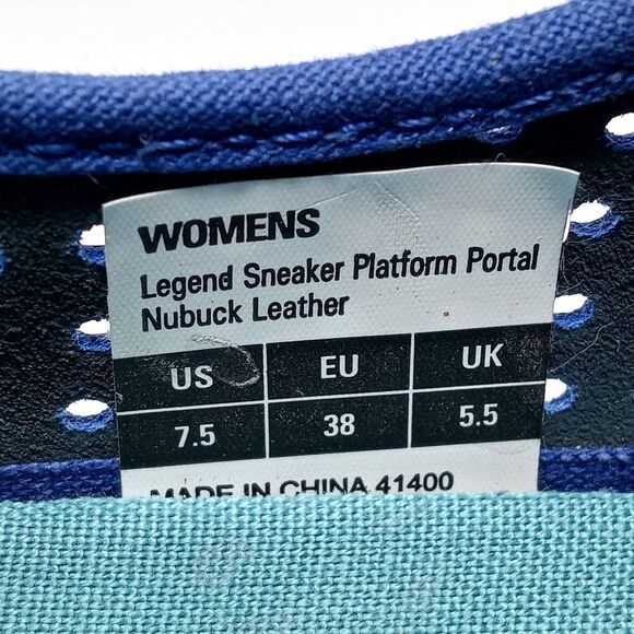 SeaVees Legend Platform Sneakers Women's Size 7.5 Nubuck Leather Portal - Picture 10 of 10